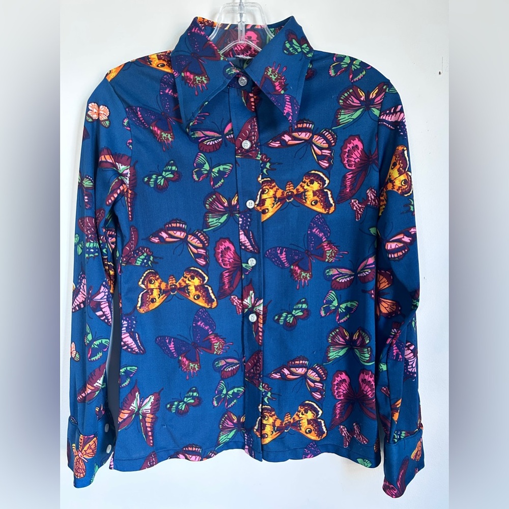 Vintage butterfly blouses